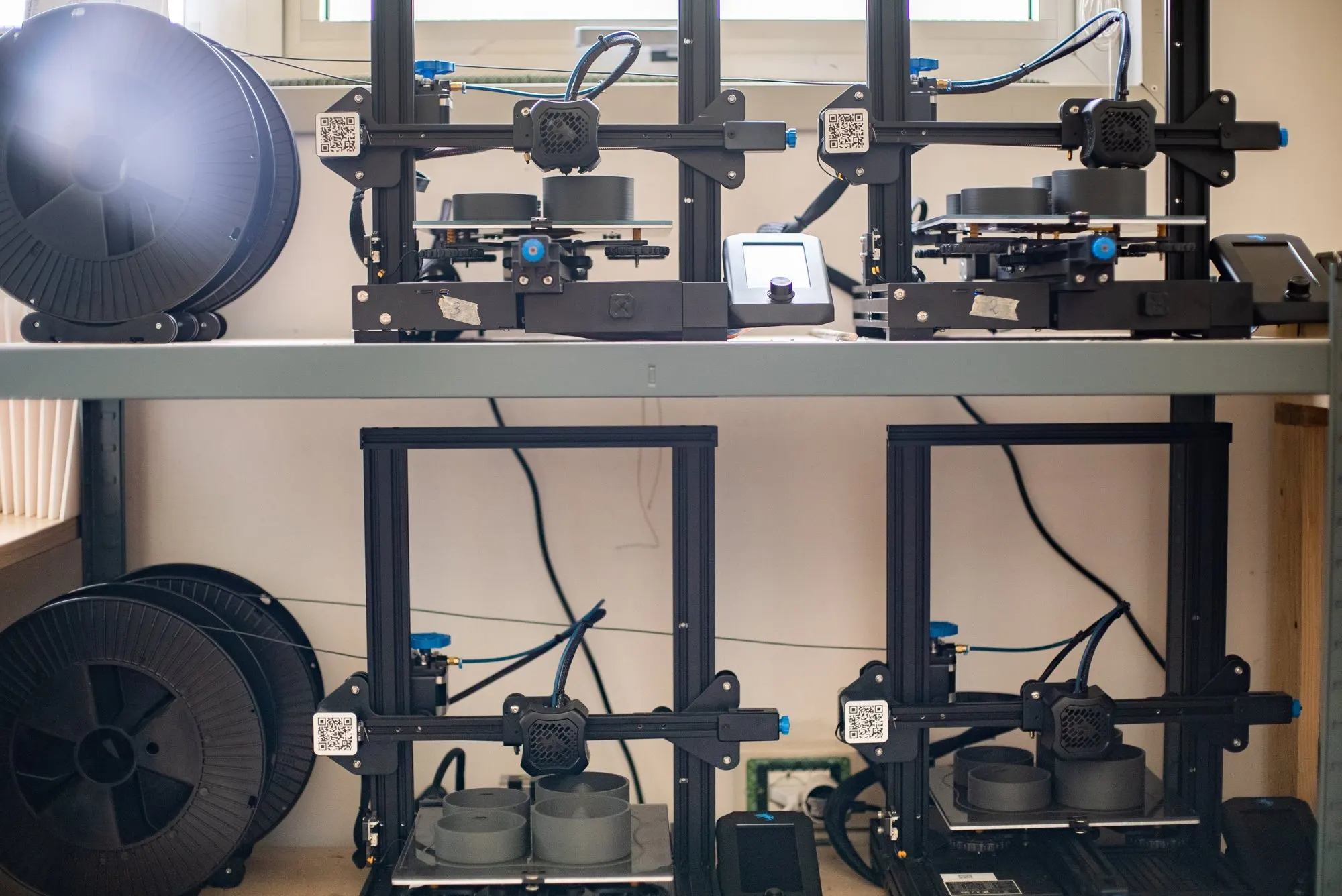 3D printers producing Re-fè parts